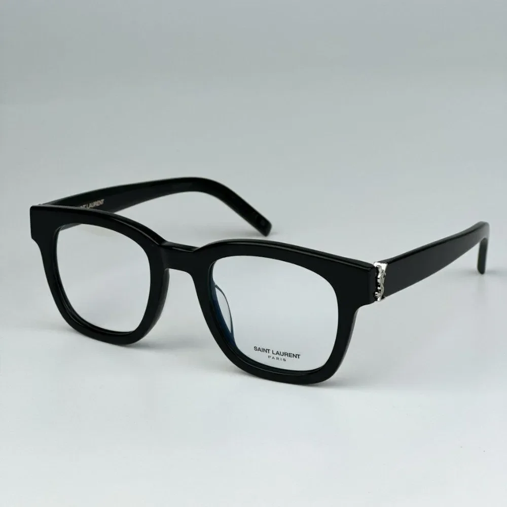 NEW Saint Laurent SLM124 OPT 001 Black Cat Eye Unisex Eyeglasses